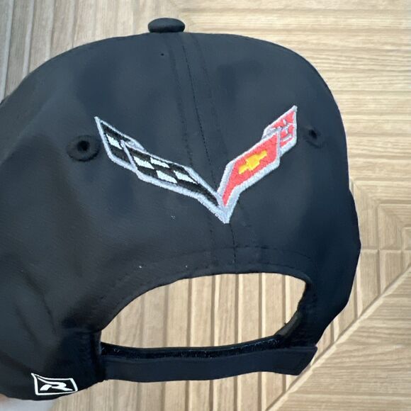 New! Corvette Grand Sport Black Hat Promo GM Sport Hat Cap Official Richardson - Picture 4 of 6